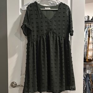 Amazon Women's Dress in Dark Green
